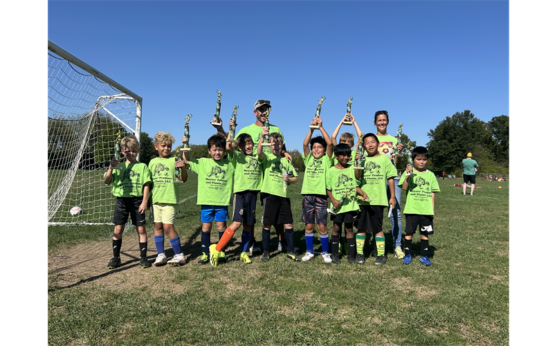 Fall 2024 Boys U9 Champions - Meyers Produce and Plants