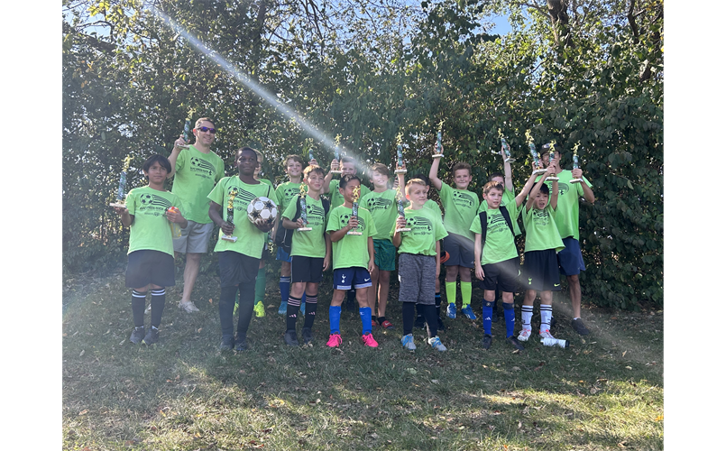 Fall 2024 Boys U11 Champions - Green Rock