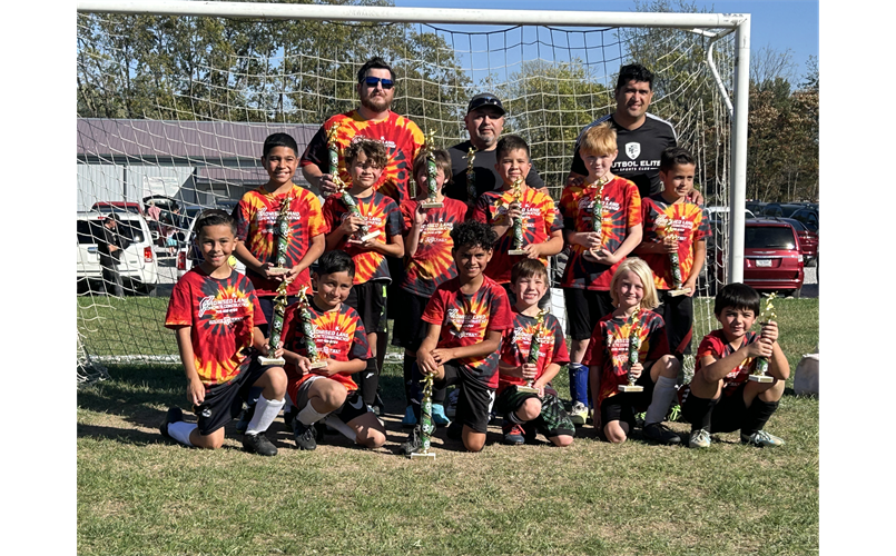 Fall 2024 Boys U10 Champions - Promised Land Concrete Construction